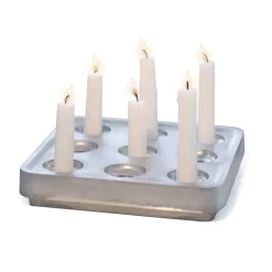 Ljusstakar-Born In Sweden Stumpastaken aluminium, liten