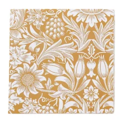 Servetter-Klippan Yllefabrik Sunflower servett 33x33 cm 20-pack, Golden