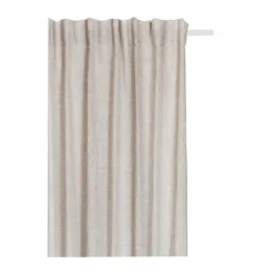 Sunrise gardin med veckband 140x290 cm, Oatmeal^Himla New