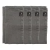 Sunshine servett 4-pack, Charcoal (mörkgrå)^Himla Outlet