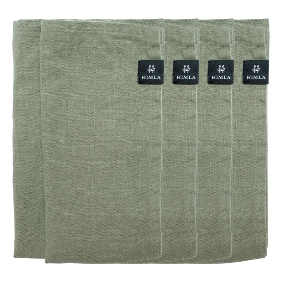 Sunshine servett 4-pack, Sage^Himla Clearance