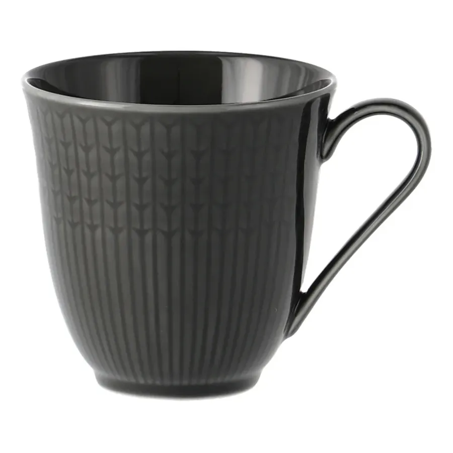 Kaffekoppar-Rörstrand Swedish Grace mugg 30 cl, sten (mörkgrå)