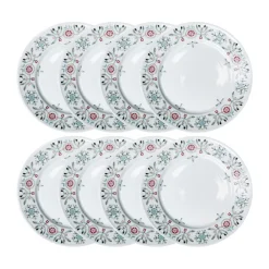 Mattallrikar-Rörstrand Swedish Grace Winter tallrik 27 cm, vit