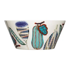 Salladsskålar|Serveringsskålar-Iittala Taika Sato skål 2,8 l, Vit-flerfärgad