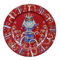Mattallrikar-Iittala Taika tallrik, röd Ø27 cm