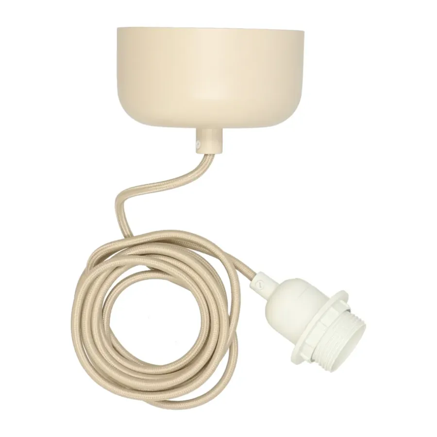 Takupphängning inkl sladd 250 cm, Beige^Scandi Living Clearance