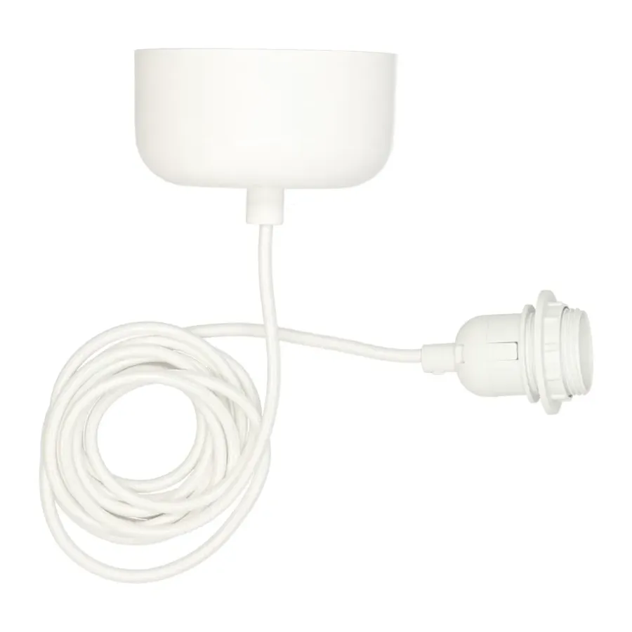 Takupphängning inkl sladd 250 cm, Vit^Scandi Living Online