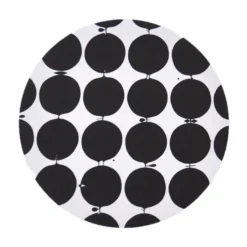 Grytunderlägg-Opto Design Tallyho grytunderlägg Ø 21 cm, Svart-vit