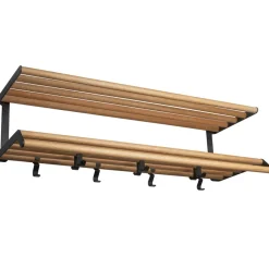 Tamburin hatthylla 100 cm, Ek-svart^Essem Design Online