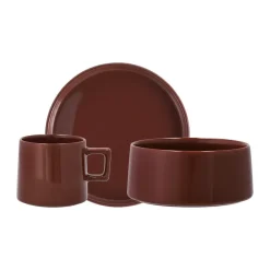 Taper assiett 14 cm, Röd^Scandi Living