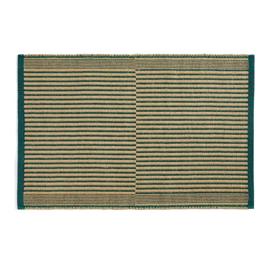 Jutemattor|Dörrmattor-HAY Tapis dörrmatta 60x95 cm, Black-green