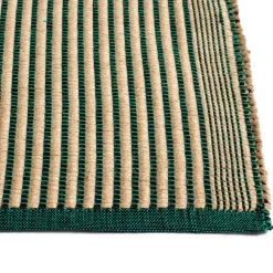 Gångmattor|Jutemattor-HAY Tapis matta 80x200 cm, Black-green