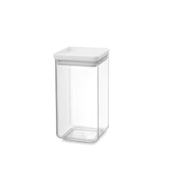 TASTY+ fyrkantig förvaringsburk 1,6 L, Ljusgrå^Brabantia Online