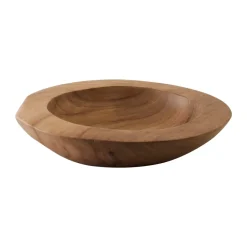 Salladsskålar-Tell Me More Teak serveringsskål, Small Ø25 cm