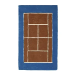 Tennis matta, Caramel-Optic blue, 88x150 cm^OYOY Outlet