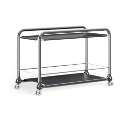 Tension rullvagn, Krom-graphit texture^Lammhults Hot