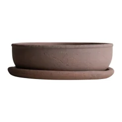 Trädgårdsdetaljer & Tillbehör|Trädgårdsdetaljer & Tillbehör·Utekrukor-DBKD Terra bowl kruka, Brown, Ø30x10,5 cm