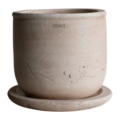 Trädgårdsdetaljer & Tillbehör|Trädgårdsdetaljer & Tillbehör·Utekrukor-DBKD Terra kruka, Sand, Ø18x18 cm