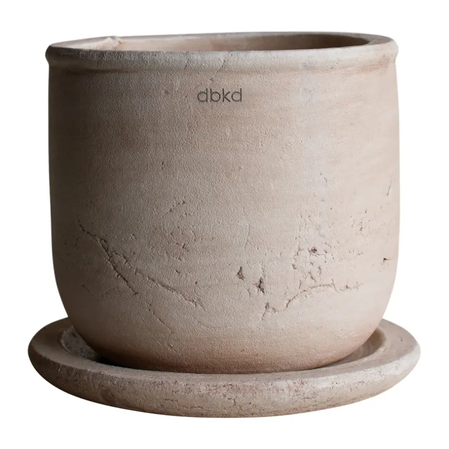 Trädgårdsdetaljer & Tillbehör|Trädgårdsdetaljer & Tillbehör·Utekrukor-DBKD Terra kruka, Sand, Ø18x18 cm
