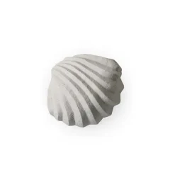 Skulpturer & Porslinsfigurer-Cooee Design The Clam Shell skulptur 13 cm, Limestone