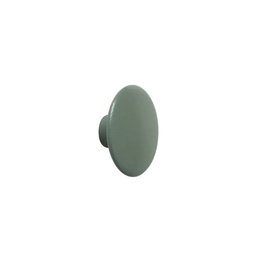 The Dots klädkrok dusty green, Ø6,5 cm^Muuto Discount