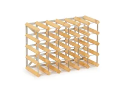 Vinställ-The Swedish Wine Rack Factory vinställ 30 flaskor påbyggnadsbart, Ljus ek