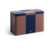 Tin Container förvaringsburk medium, Brown-midnight blue^HAY New