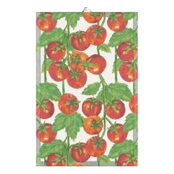 Tomater kökshandduk 40x60 cm, Röd^Ekelund Linneväveri Best