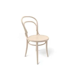 Stolar-TON no.14 stol, Bok klarlack-New Fanérsits