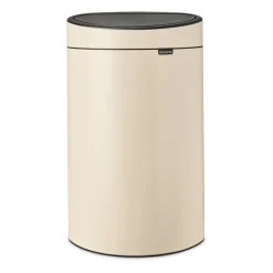 Pedalhinkar|Pedalhinkar-Brabantia Touch Bin soptunna 40 liter, Soft Beige