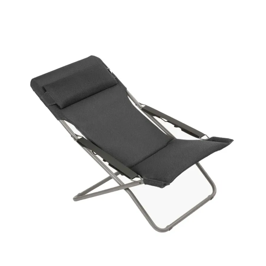 Sittmöbler·Solstolar & Solsängar|Solstolar & Solsängar-Lafuma Transabed BeComfort solstol, Becomfort dark grey