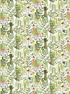 Trädgård vaxduk, Grön^Arvidssons Textil Best