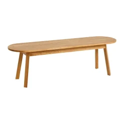 Bänkar-HAY Triangle Leg bänk, water-based lacquered oak, 150 cm