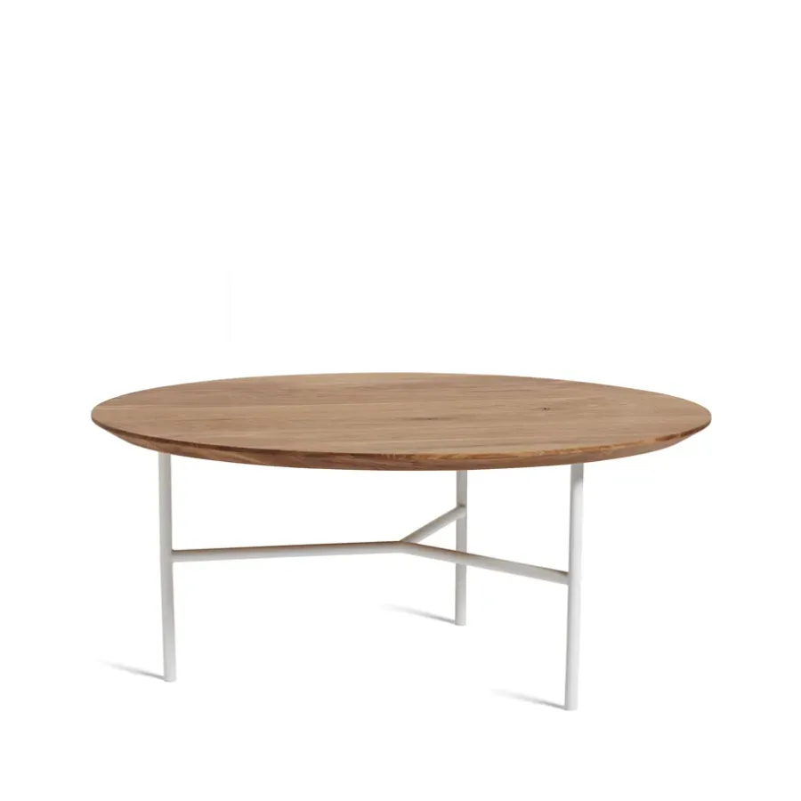 Tribeca soffbord, ek olja rustik, vita ben, ø80^Mavis Best