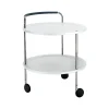 Trolley Round Basic serveringsvagn, vit, kromstativ^SMD Design Best