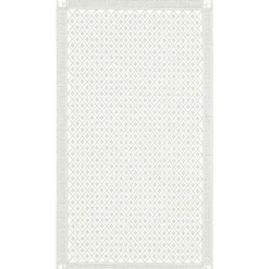 Dukar|Dukar-Ekelund Linneväveri Åttebladrose bordsduk beige, 150x310 cm