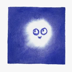 Tufs poster 50x50 cm, Blå-vit^Fine Little Day Discount