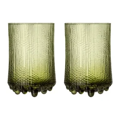 Ölglas-Iittala Ultima Thule ölglas finsk sand 38 cl 2-pack, Grön