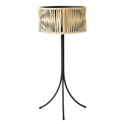 Umanoff planter blomlåda rotting-stål, h69 cm Ø36,5 cm^Audo Copenhagen Clearance