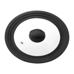 Una universallock 20/22/24 cm, Glas-svart silikon^Dorre Outlet