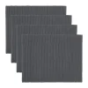 Uni bordstablett 35x46 cm 4-pack, Granitgrå^Linum