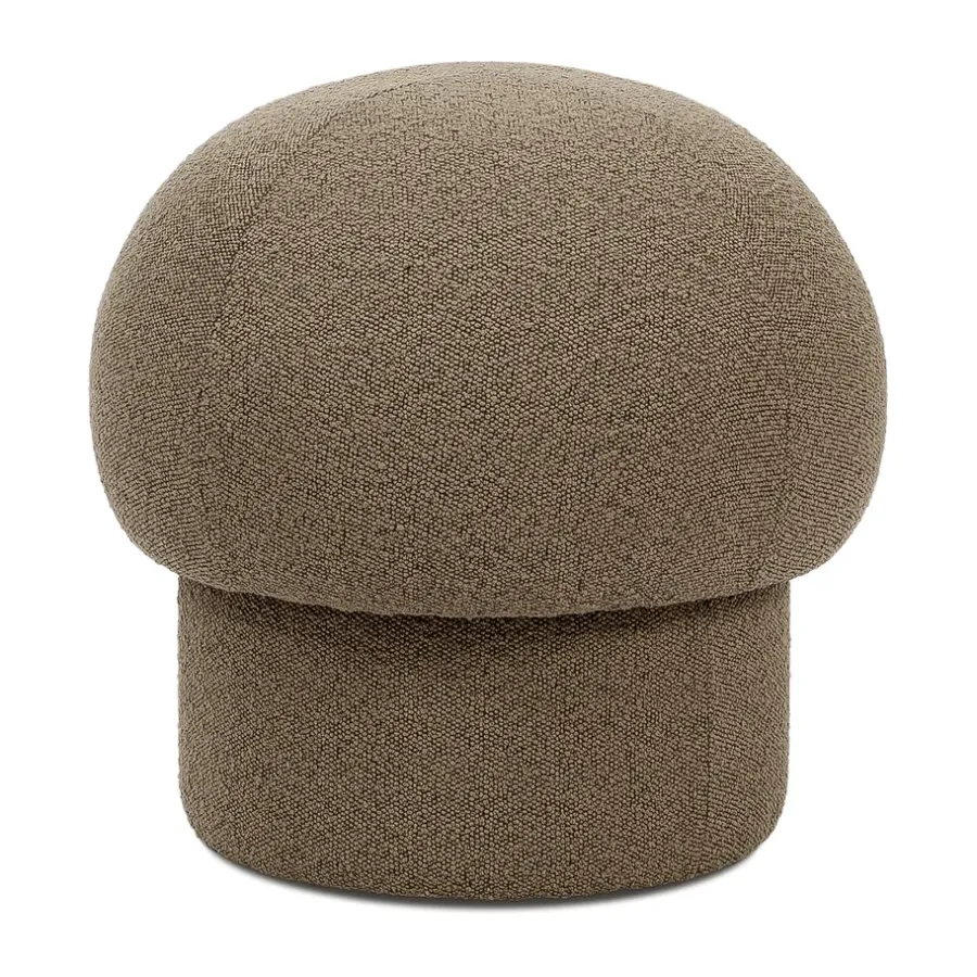 Sittpuffar-Design House Stockholm Uno puff Ø50 cm, Brown