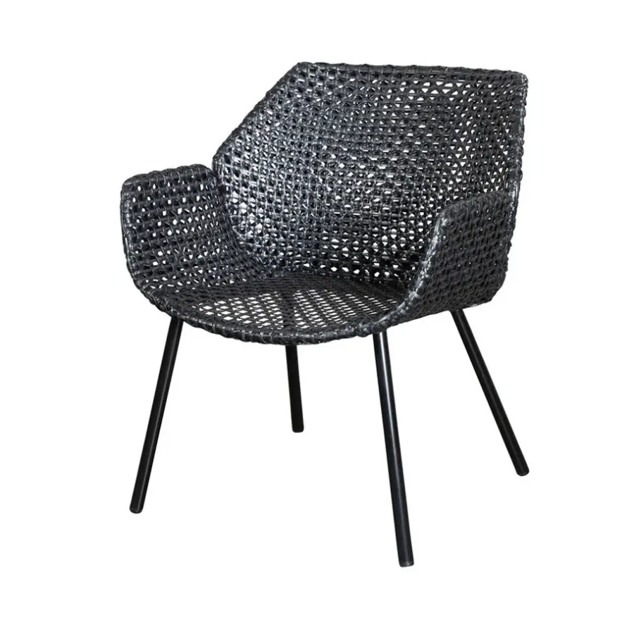 Vibe loungefåtölj, Black/anthracite^Cane-line Outlet