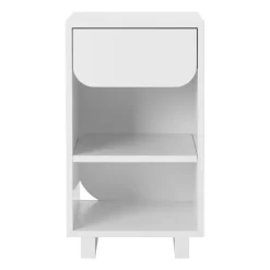 Sängbord-1898 Vidja sängbord, Vit