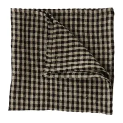 Vipa linneservett 45x45 cm, Svart-sand^Olsson & Jensen Hot