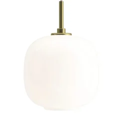 VL45 Radiohuspendel Ø17,5 cm, Brass-white opal glass^Louis Poulsen Clearance