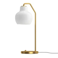 Fönsterlampor|Bordslampor-Louis Poulsen VL Ring Crown bordslampa Ø15 cm, Mässing-opalglas