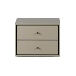 Volt sängbord vägghängt, Beige-rostfritt stål^Mavis Sale