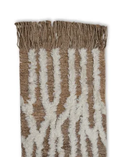 Gångmattor|Jutemattor-Tinted Wahl gångmatta jute 80x300 cm, Brown-offwhite