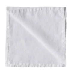 Tygservetter|Tygservetter-Tell Me More Washed linen tygservett 45x45 cm, Bleached white